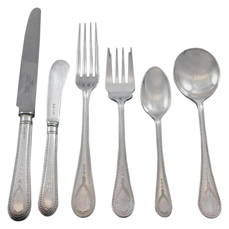 Hester Bateman by Robert Belk Sterling Silver Flatware Set Service