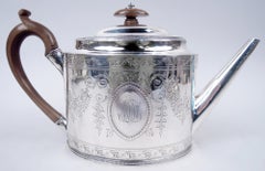 Hester Bateman English Georgian Neoclassical Teapot, 1788