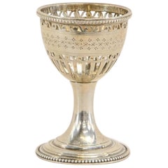 Antique Hester Bateman English Silver Egg Cup