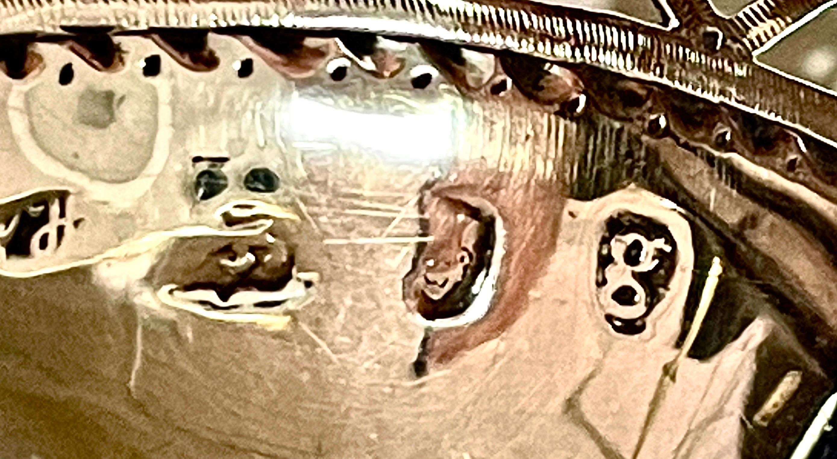 Hester Bateman Geo. III Cestino per dolci o zucchero in argento con rivestimento in vetro cobalto in vendita 7