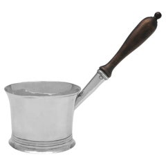 Hester Bateman - Antiguo cazo para brandy de plata de ley de Jorge III fabricado en 1785