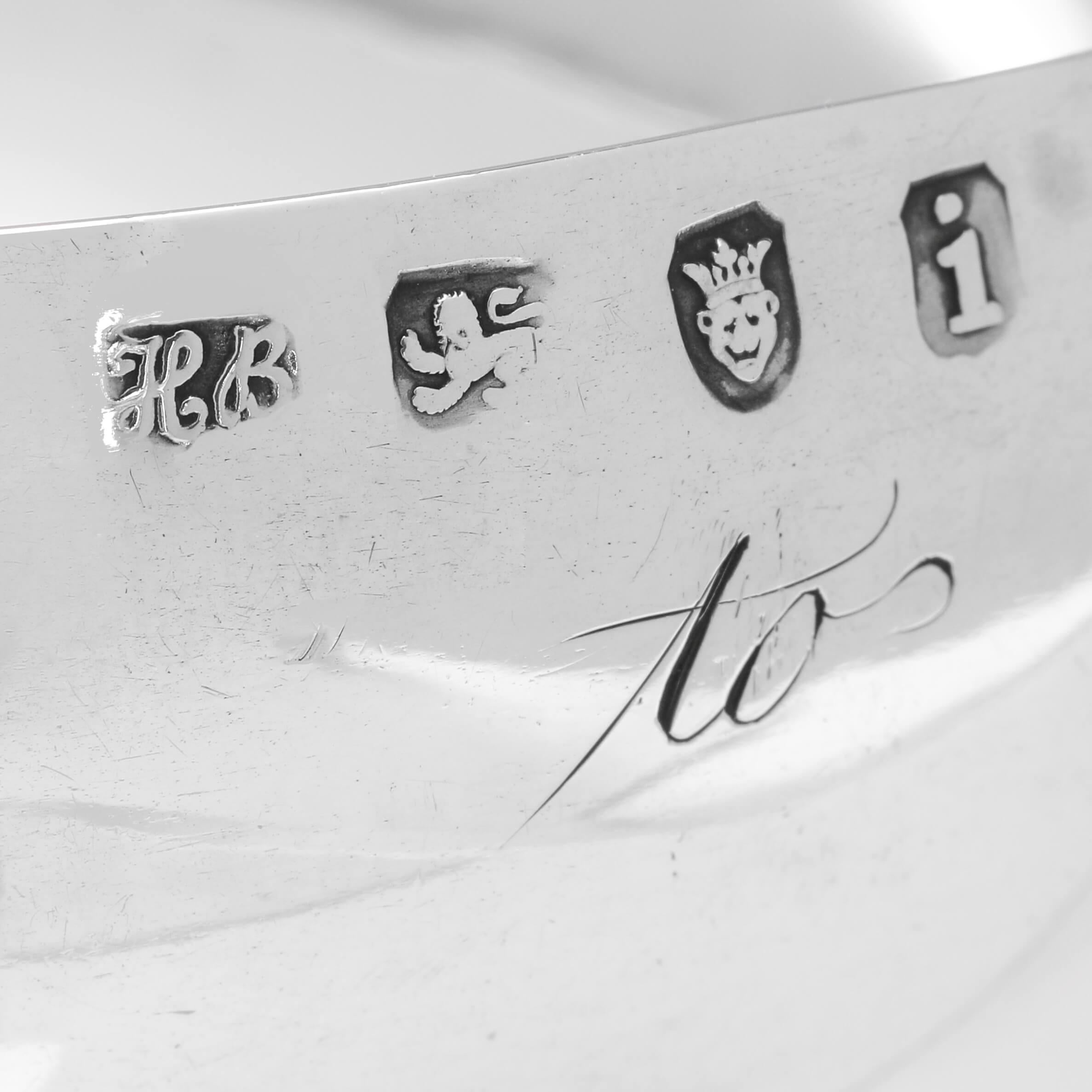 Hester Bateman, George III Antique Sterling Silver Pap Boat, London, 1784 2