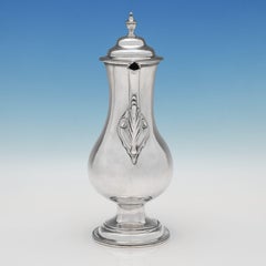 Hester Bateman - caffettiera in argento sterling di Londra 1781