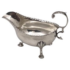 Hester Bateman Sterling Silver 1782 Georgian Sauce Boat