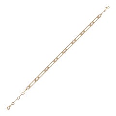 Hestia Bracelet à ruban en or 18 carats avec trois chaînes de diamants