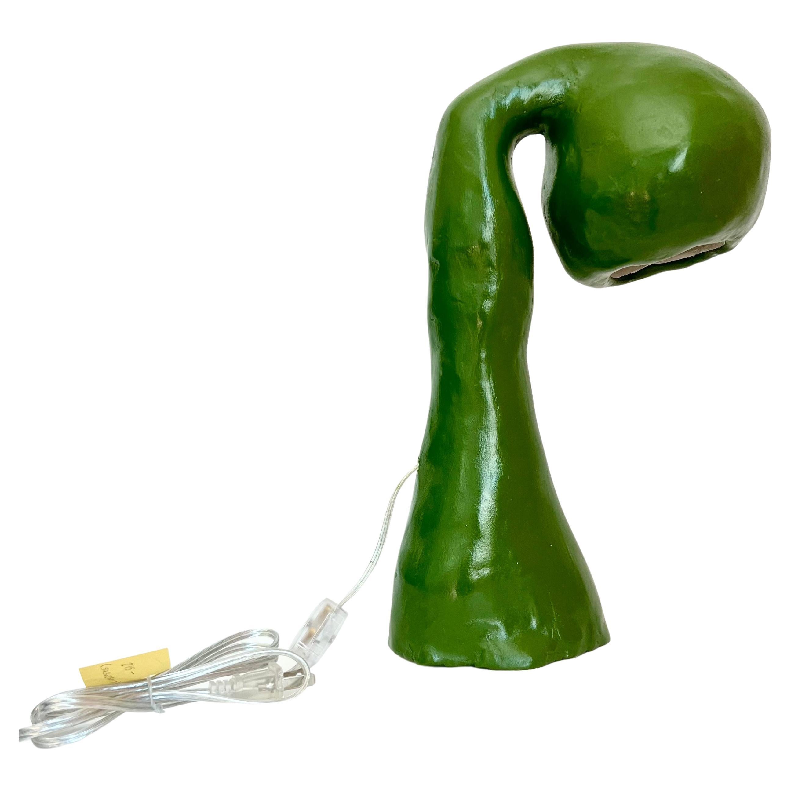 Hestian Light Series by Studio Chora, Table Lamp, Green Lacquer, Made-To-Order For Sale