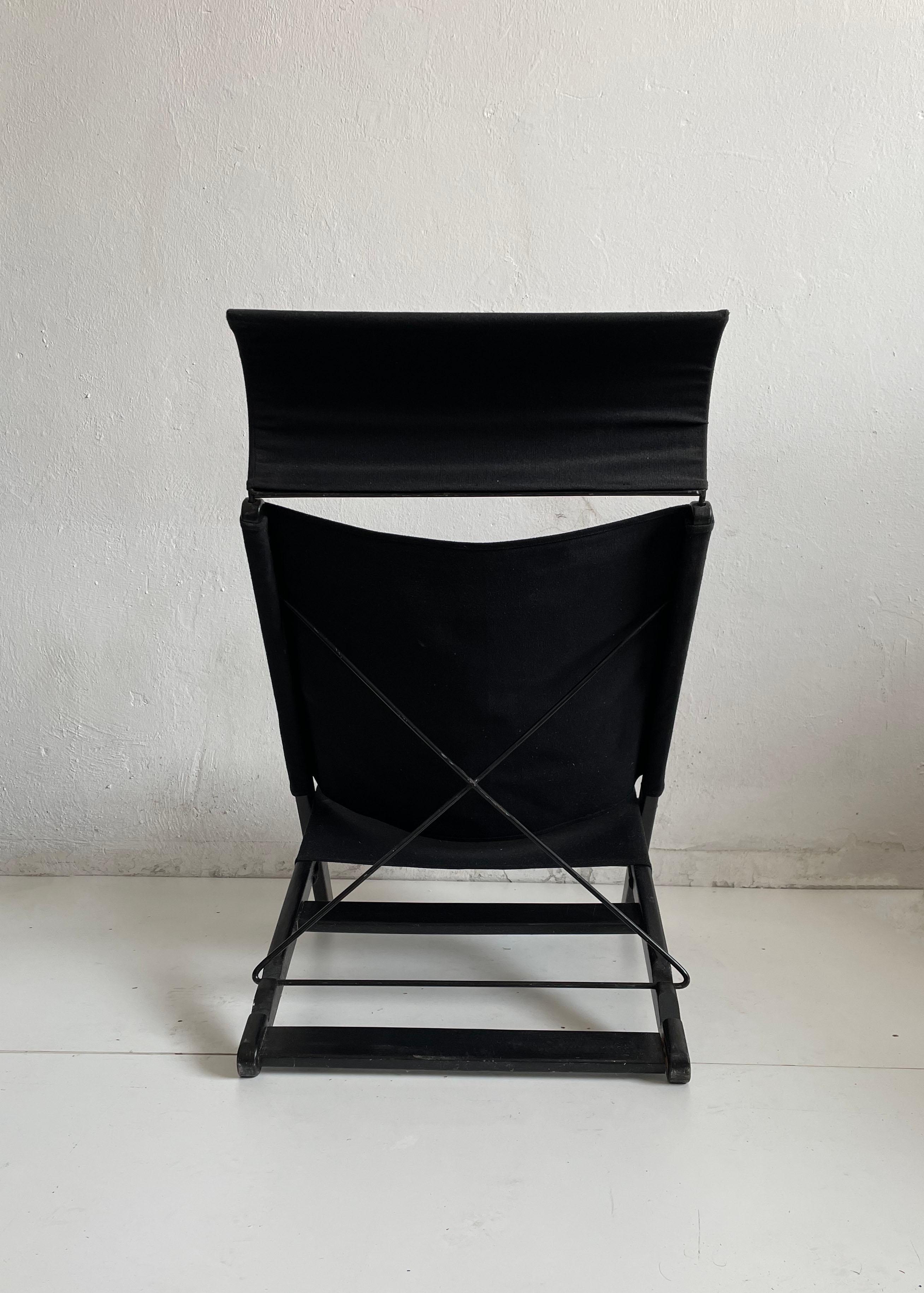 Post-Modern Hestra Postmodern Folding Lounge Chair by Tord Björklund for IKEA, Sweden 1990s For Sale