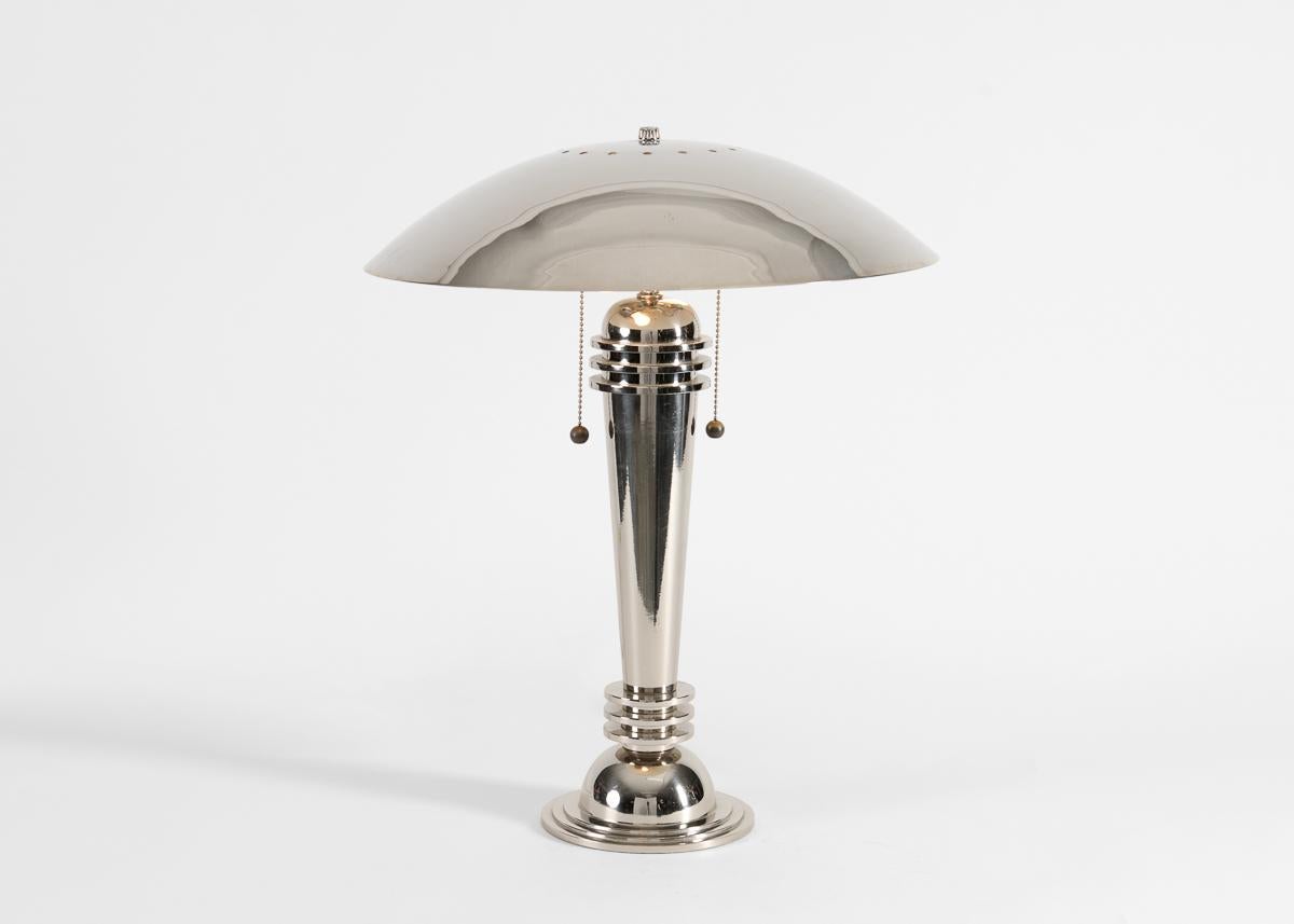 These lamps came from the personal collection of Thierry Despont (1948 - 2023), perhaps best known for his architectural practice—which played integral roles in the restoration of the Statue of Liberty, re-imagining of the Ritz in Paris, and