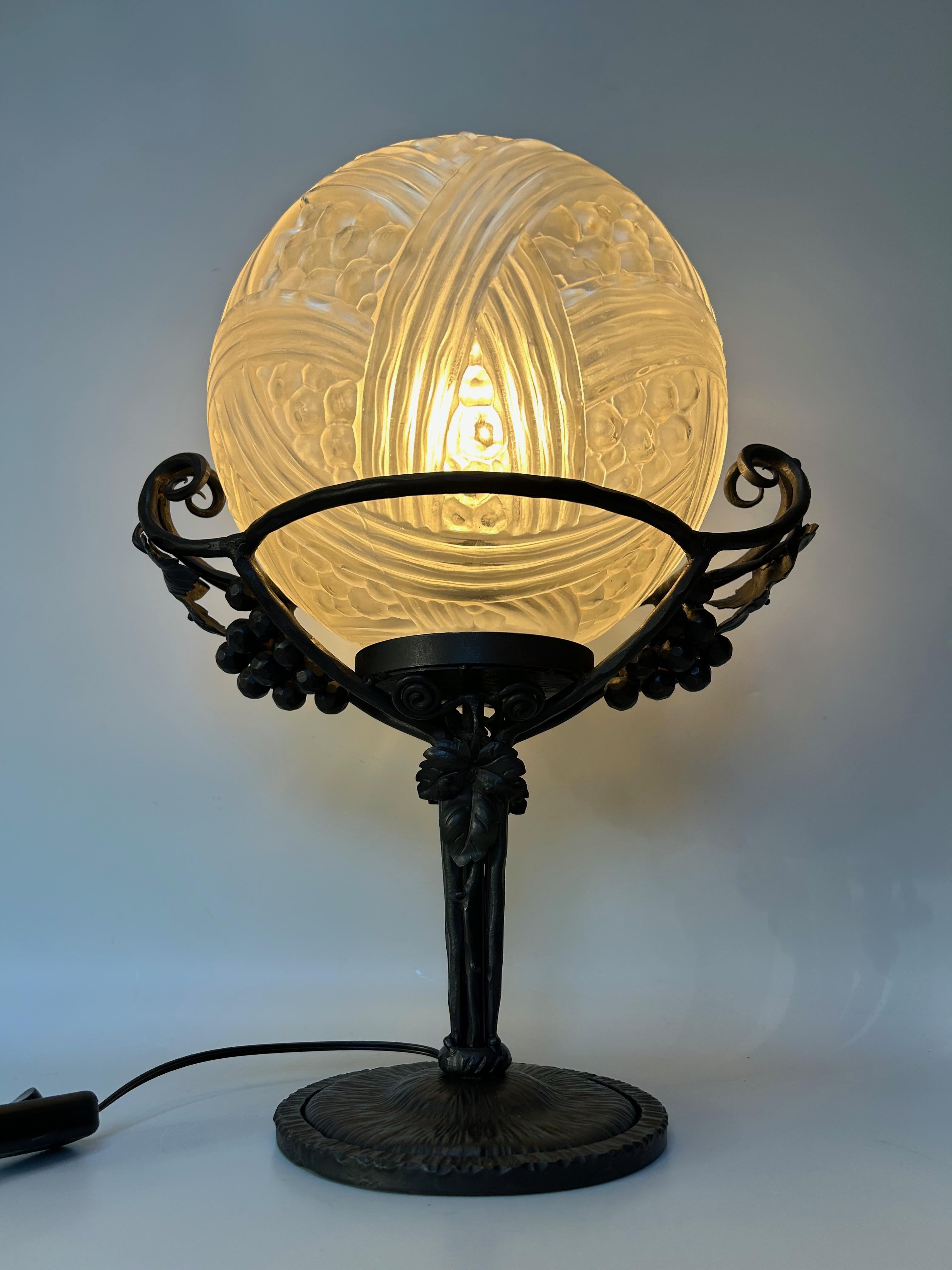 Hettier and Vincent Art Deco Lamp 2