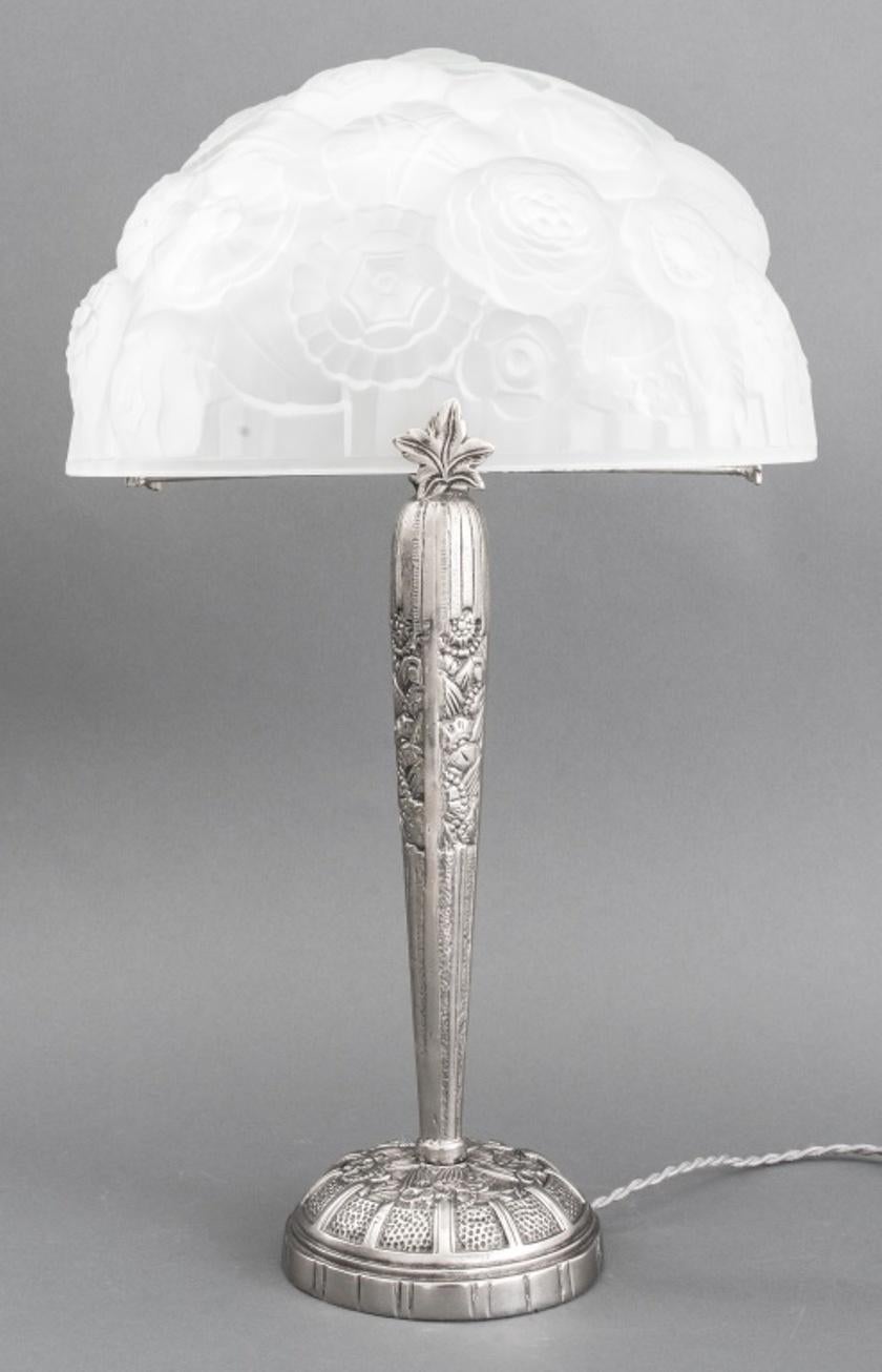 Hettier et Vincent Art Deco Table Lamp, 1920s 2