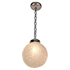  Hettier & Vincent Art Deco Ceiling Pendent Chandelier 