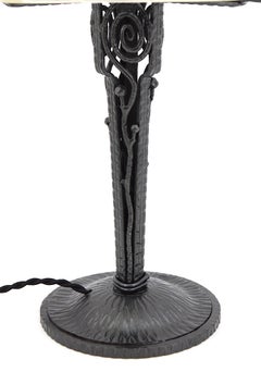 Hettier-Vincent Art Deco Tischlampe, Frankreich, 1920