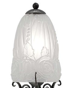 Hettier & Vincent Französische Art Deco Tischlampe:: 1925