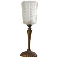 Hettier & Vincent Rare French Art Deco Table Lamp