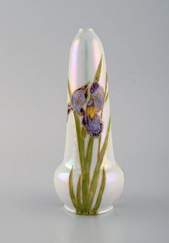 Heubach, Deutschland, zwei antike Jugendstilvasen aus Porzellan