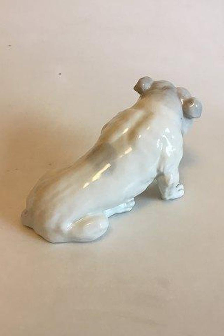 Figurina di bulldog inglese Heubach Lichte In condizioni buone in vendita a Copenhagen, DK