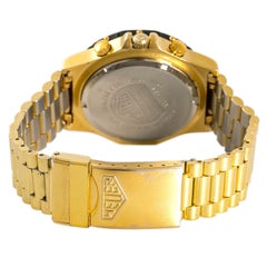 Heuer 3000 Herren Vintage Quarzuhr Chronograph Gold plattiert
