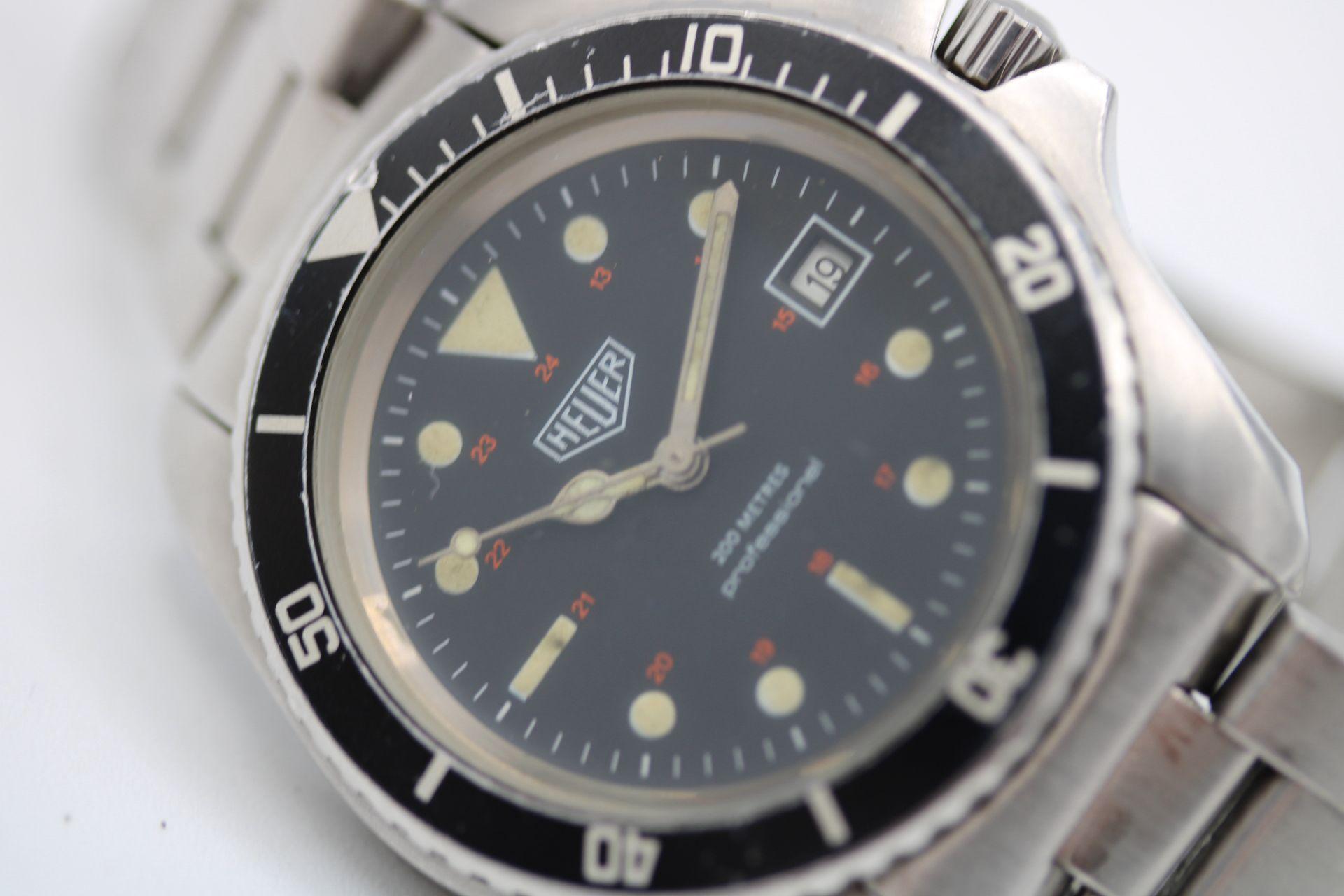 Heuer 844 Mark 1 - Buzo Vintage 1979  Caso G. Monnin en venta 8