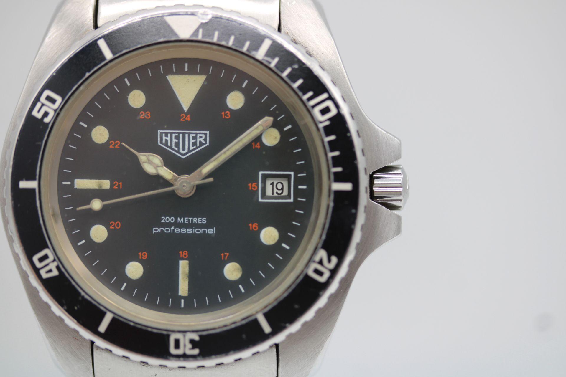 Heuer 844 Mark 1 - Buzo Vintage 1979  Caso G. Monnin en venta 2