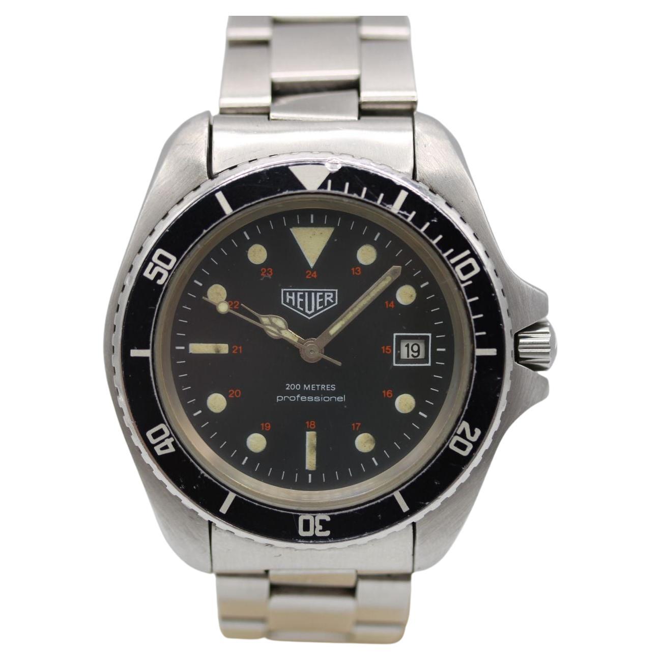 Heuer 844 Mark 1 - Subacqueo d'epoca del 1979  Caso G. Monnin