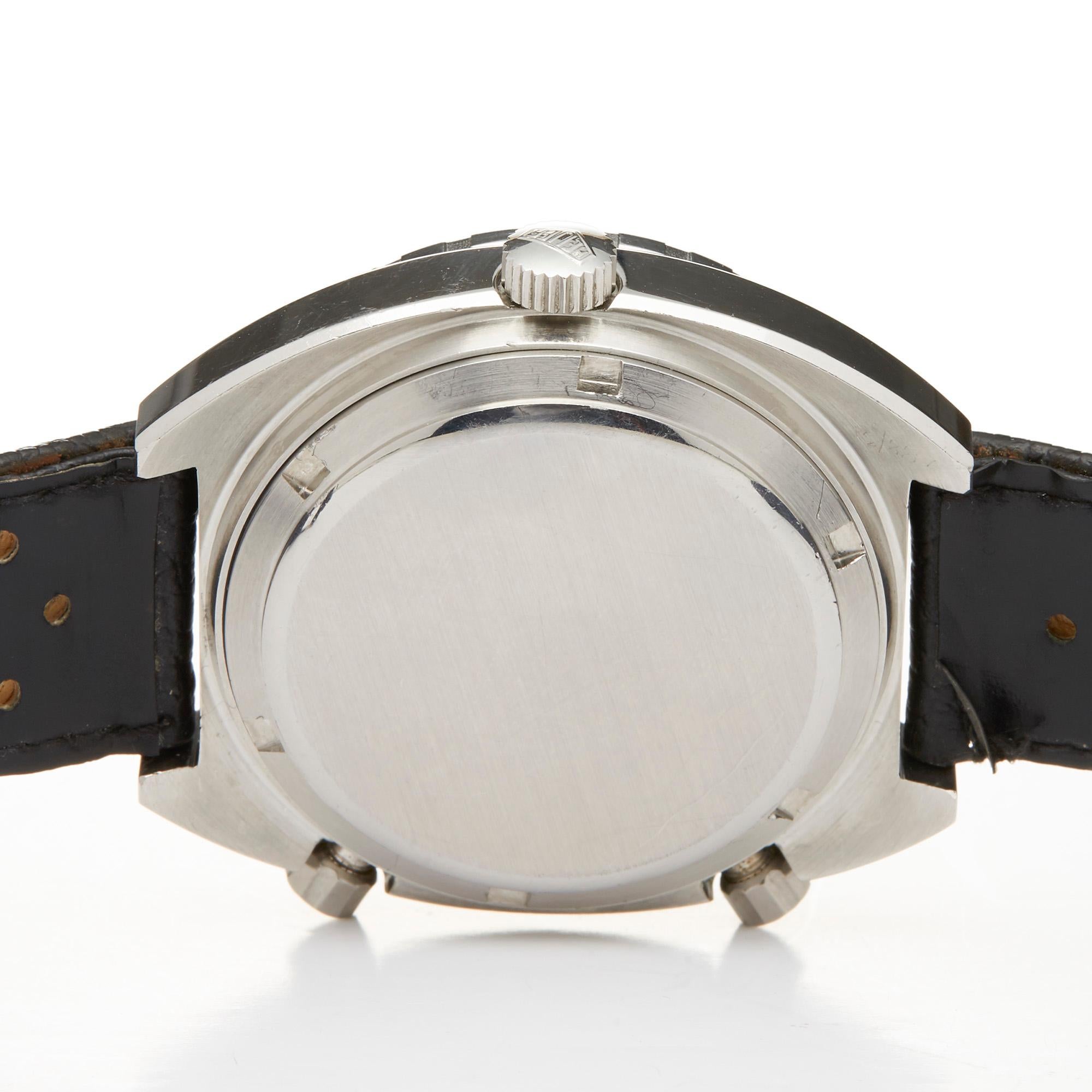 Men's Heuer Autavia GMT Stainless Steel 11630 Wristwatch