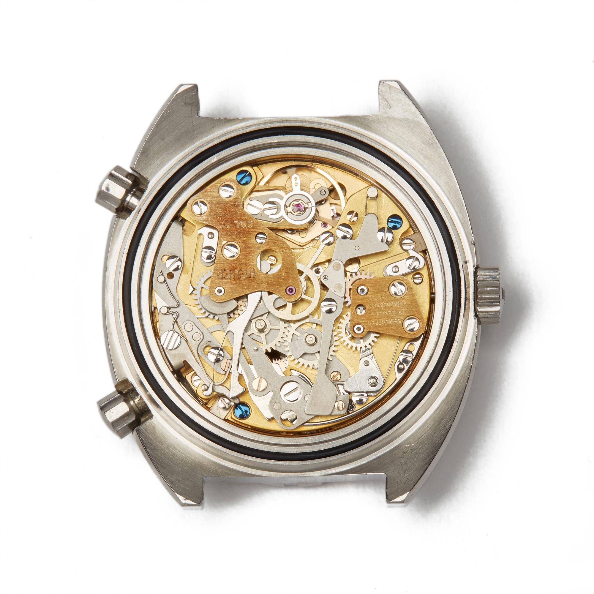 Heuer Autavia GMT Stainless Steel 11630 Wristwatch 2