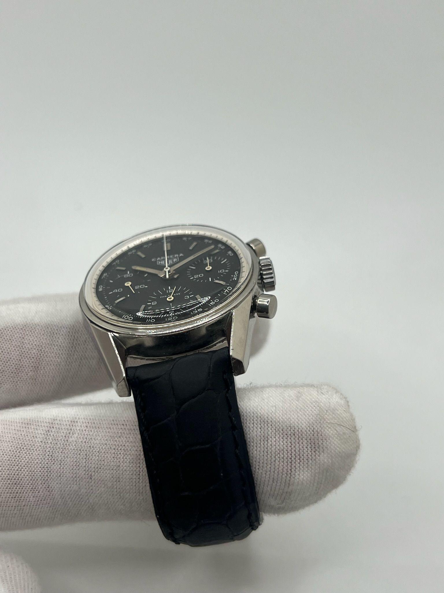 Heuer Carrera 2447 NT 1ère exécution en vente 5
