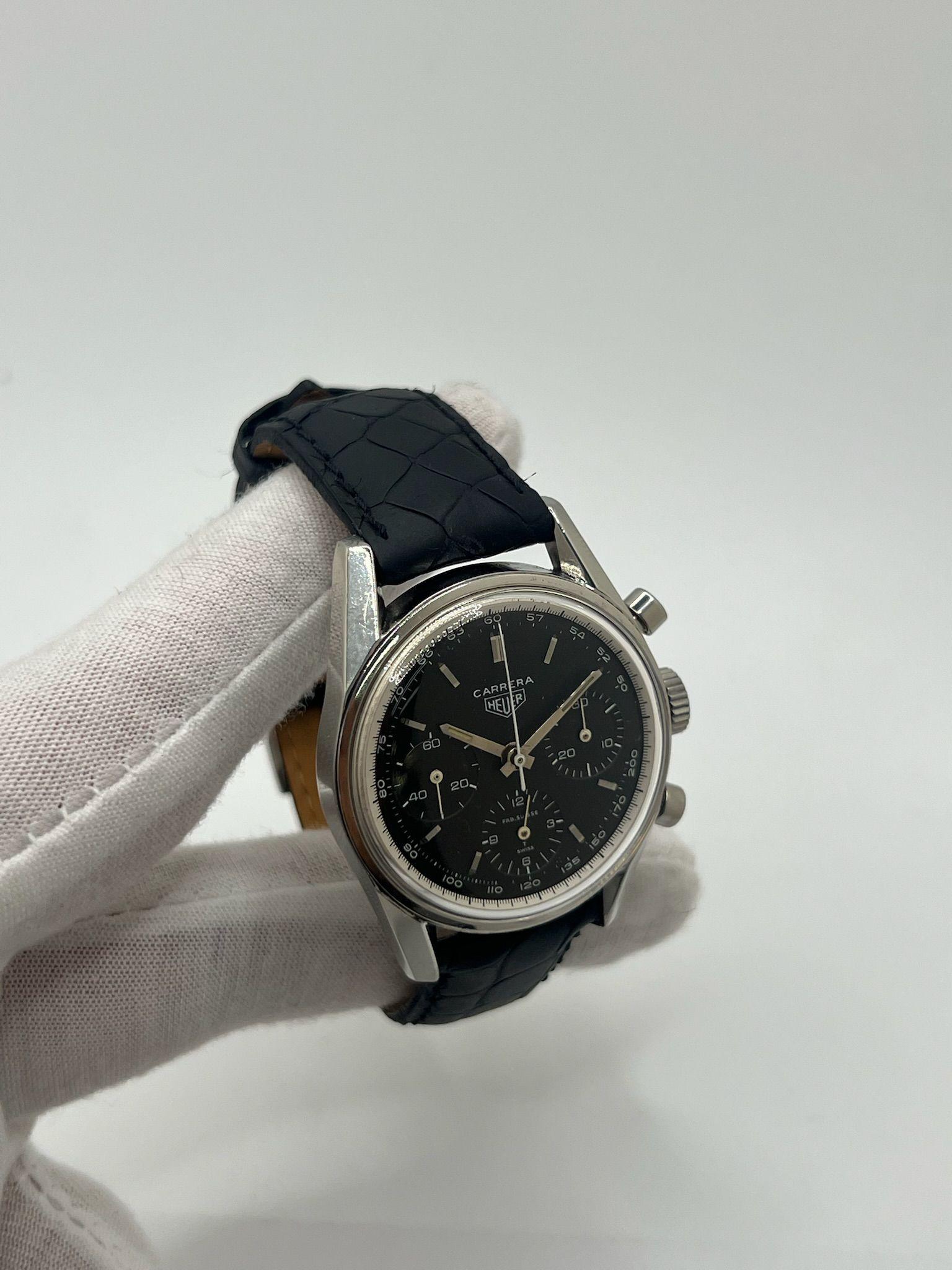 Heuer Carrera 2447 NT 1ère exécution en vente 1