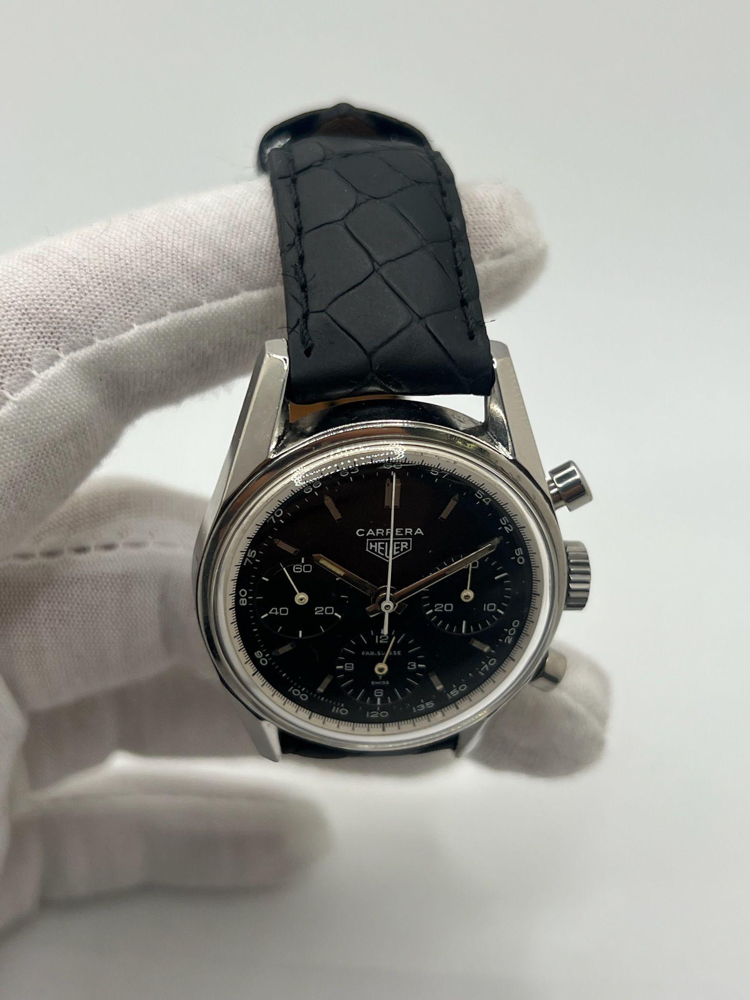Heuer Carrera 2447 NT 1ère exécution en vente 3