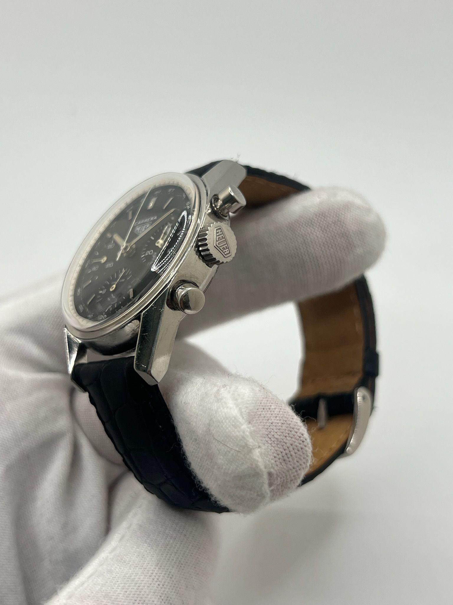 Heuer Carrera 2447 NT 1ère exécution en vente 4