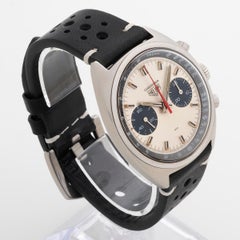 Heuer Carrera 73353S. 38 mm Gehäuse, Handaufzugswerk Valjoux 7733, um 1970