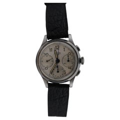 Heuer Chronograph c.1950 – Valjoux 72, “Big Eyes”, Steel, 38 mm
