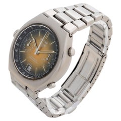 Heuer Daytona with cal 12 automatic, ref 110.203. 39mm Pebble Shaped Case. 1976.