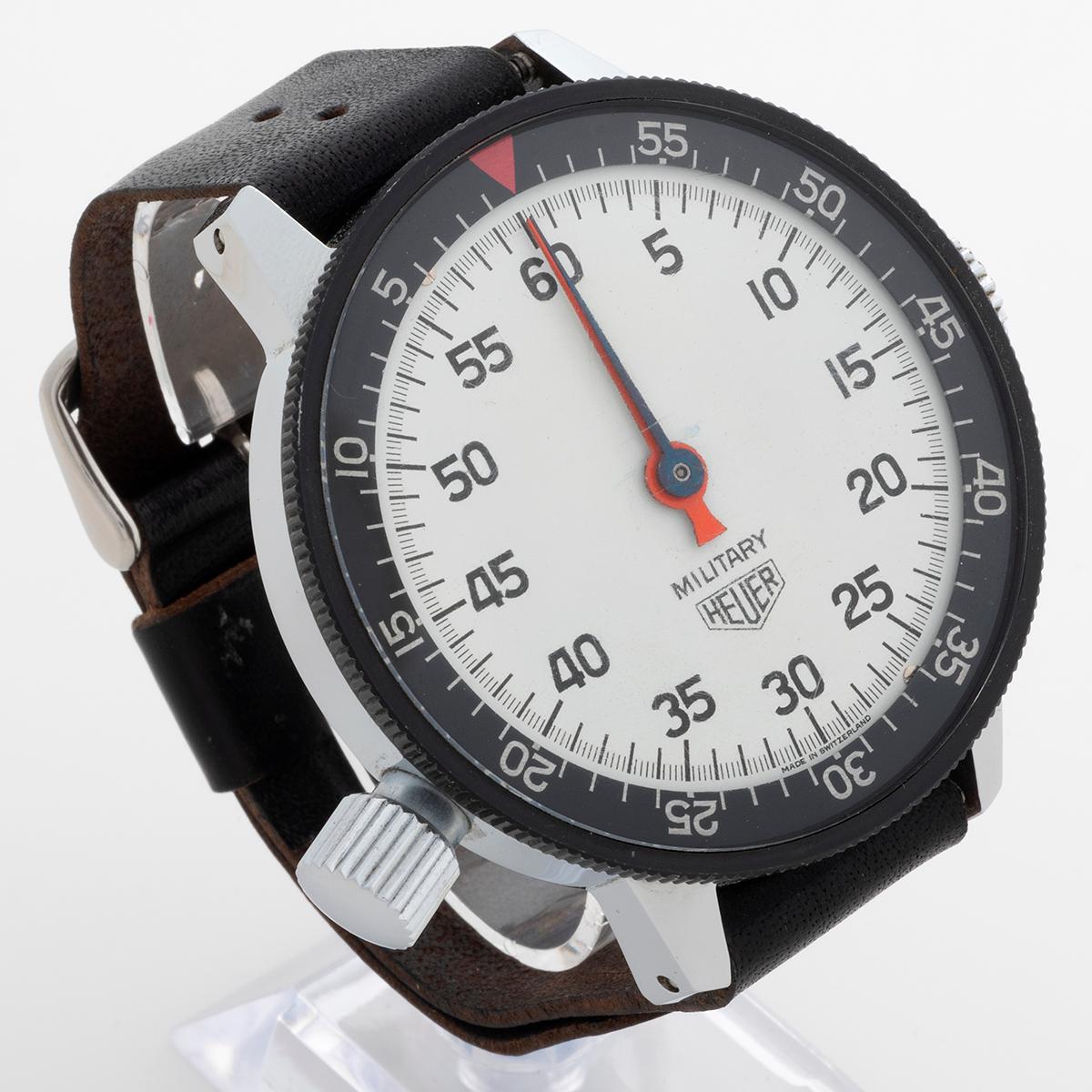 Heuer Military/ Game Master Wristwatch Ref 505.051. Cal 7710 Movement, 1960 In Good Condition For Sale In Canterbury, England