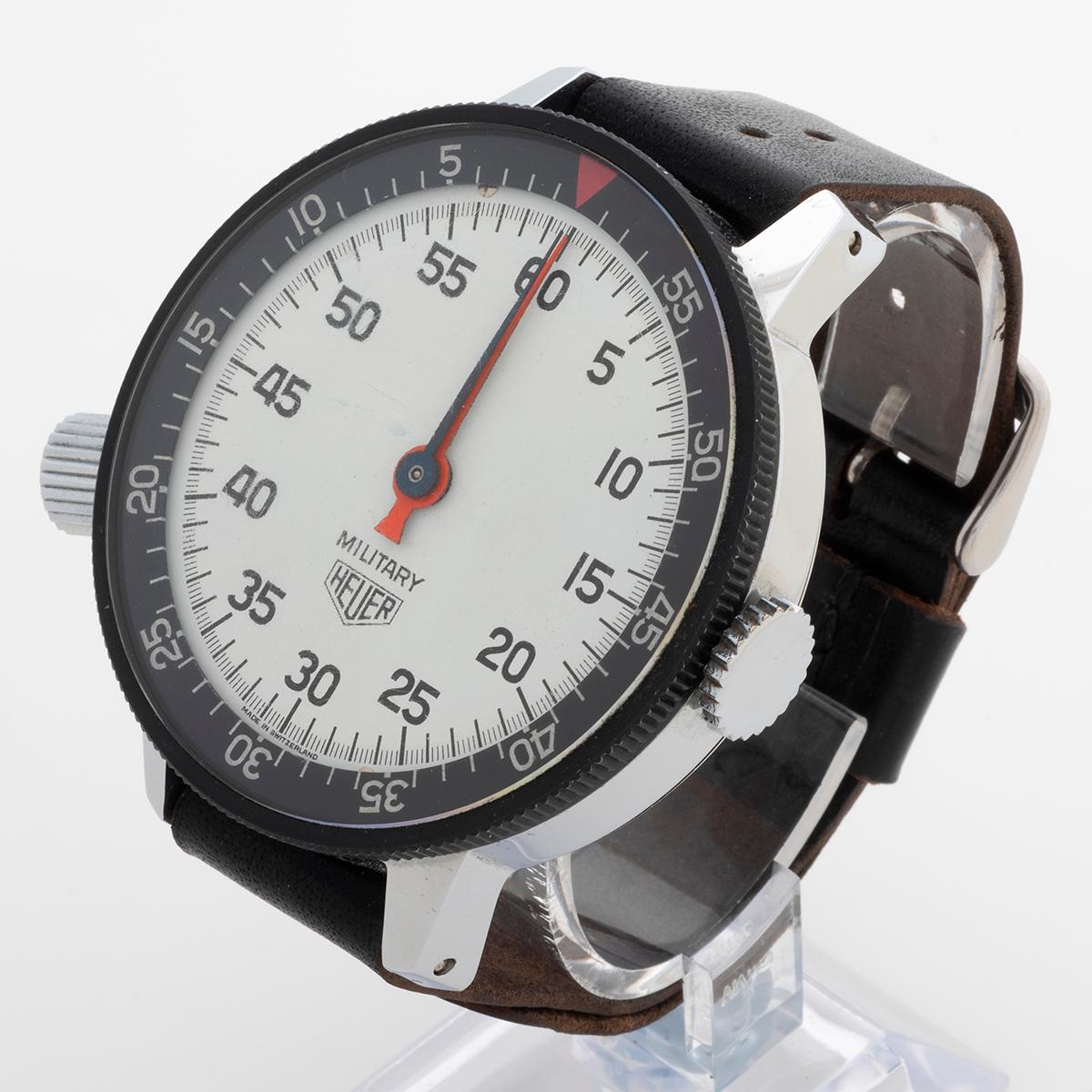 Women's or Men's Heuer Military/ Game Master Wristwatch Ref 505.051. Cal 7710 Movement, 1960 For Sale