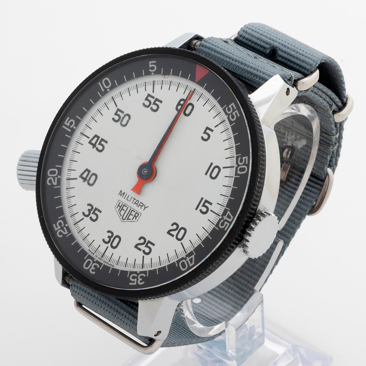 Heuer Military/ Game Master Wristwatch Ref 505.051. Cal 7710 Movement, 1960 For Sale 3