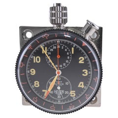Used Heuer Racing Clock in New Old Stock Condition 