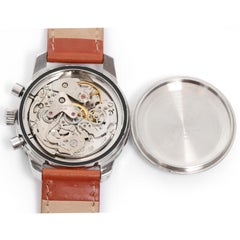 Montre-bracelet vintage Autavia Chronographe manuelle Heuer en acier inoxydable Réf. CAL 7733