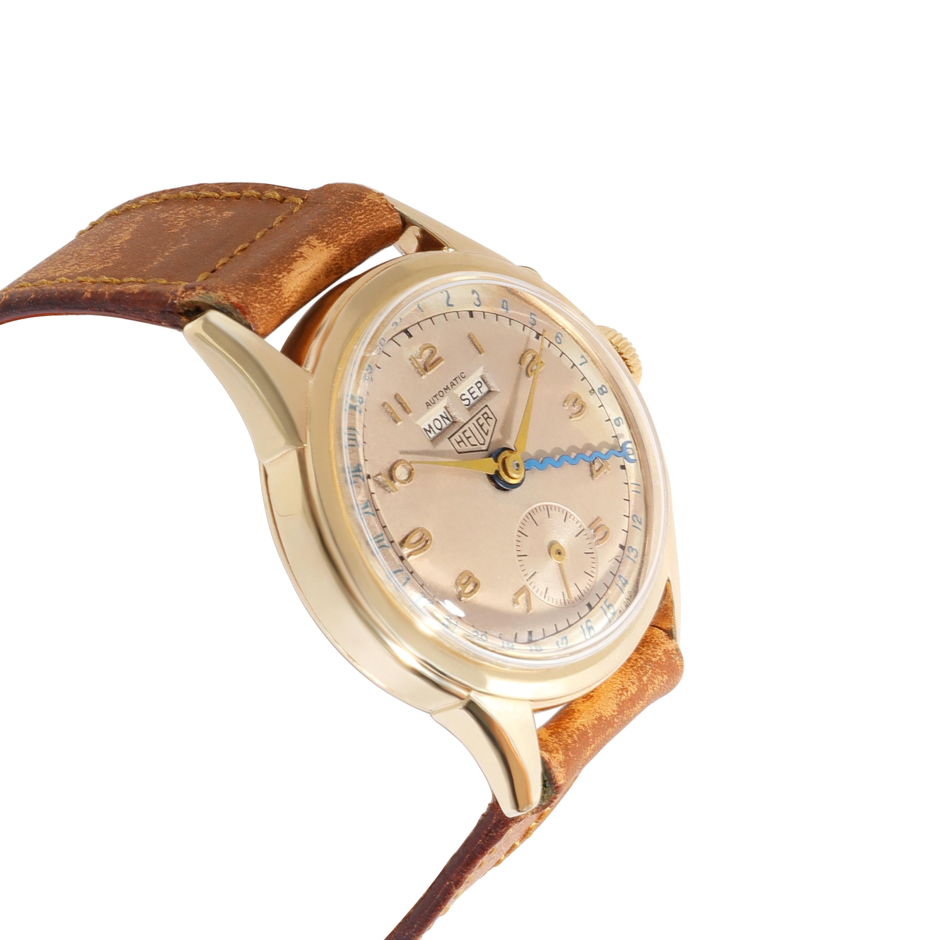 gold heuer watch