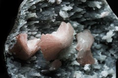 Heulandite sur calcédoine du district de Nasik, Maharashtra, Inde