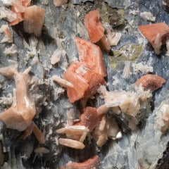 Heulandite on Chalcedony with Stilbite from Sawda, Maharashtra, India