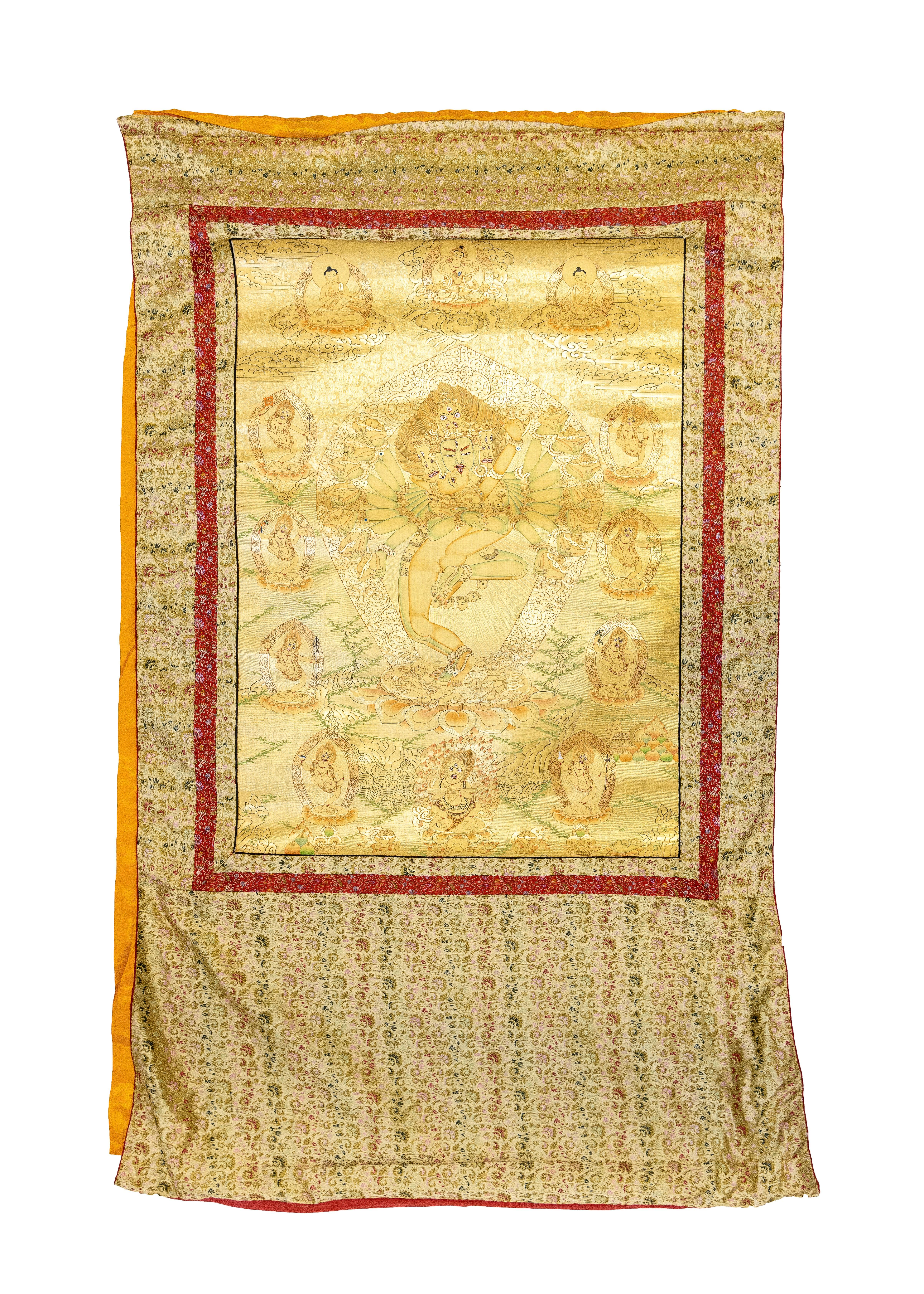 Hevajra Nairatmya Tibetan Thangka For Sale