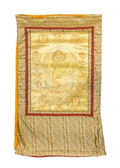 Antique Hevajra Nairatmya Tibetan Thangka