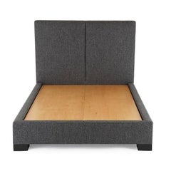 Hewes Bed Wood Legs, Headboard