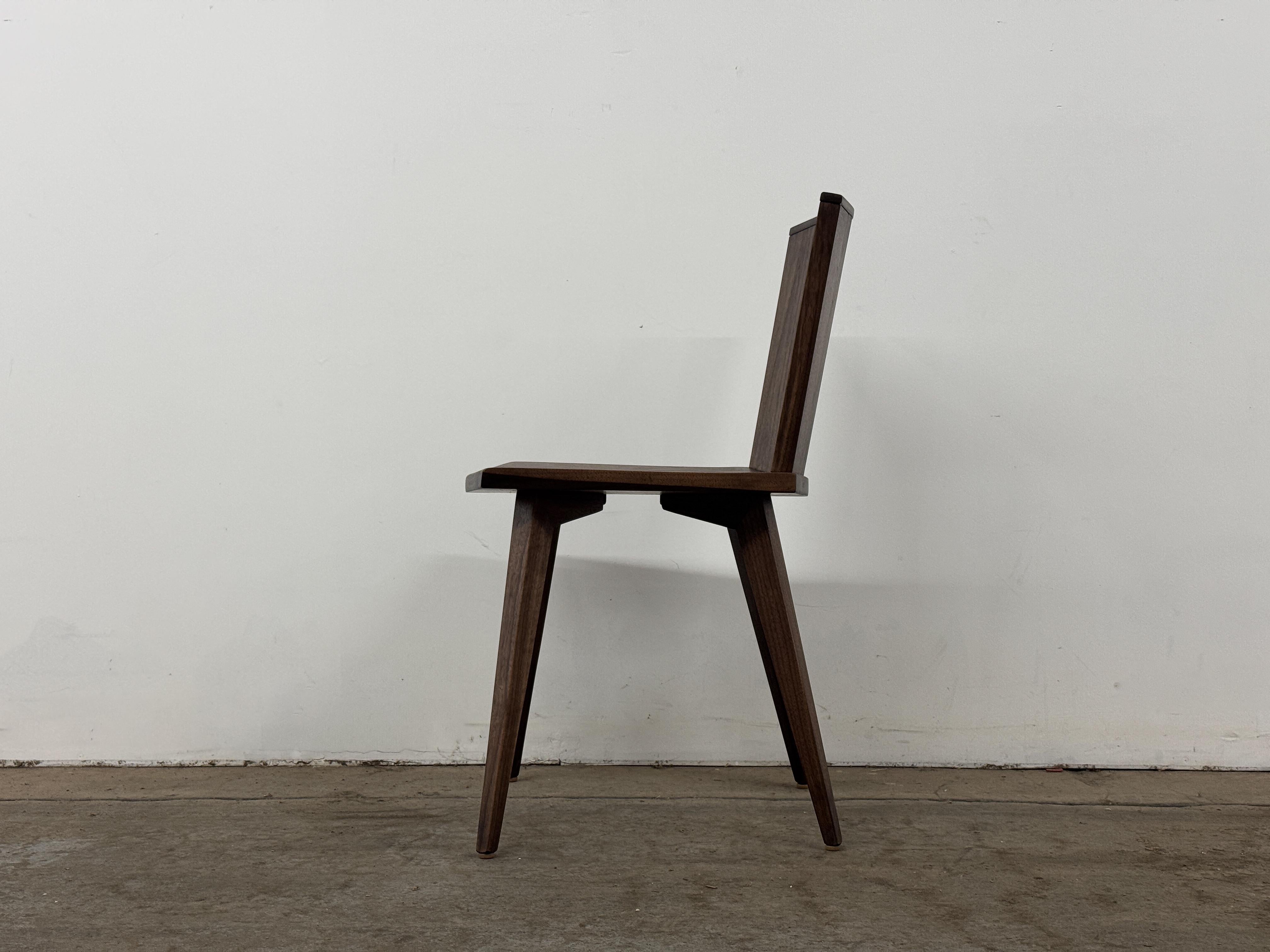 HEWN Modern Dining Chair, Sculptural Slab Side Chair, Accent Chair, Vanity Chair For Sale 4