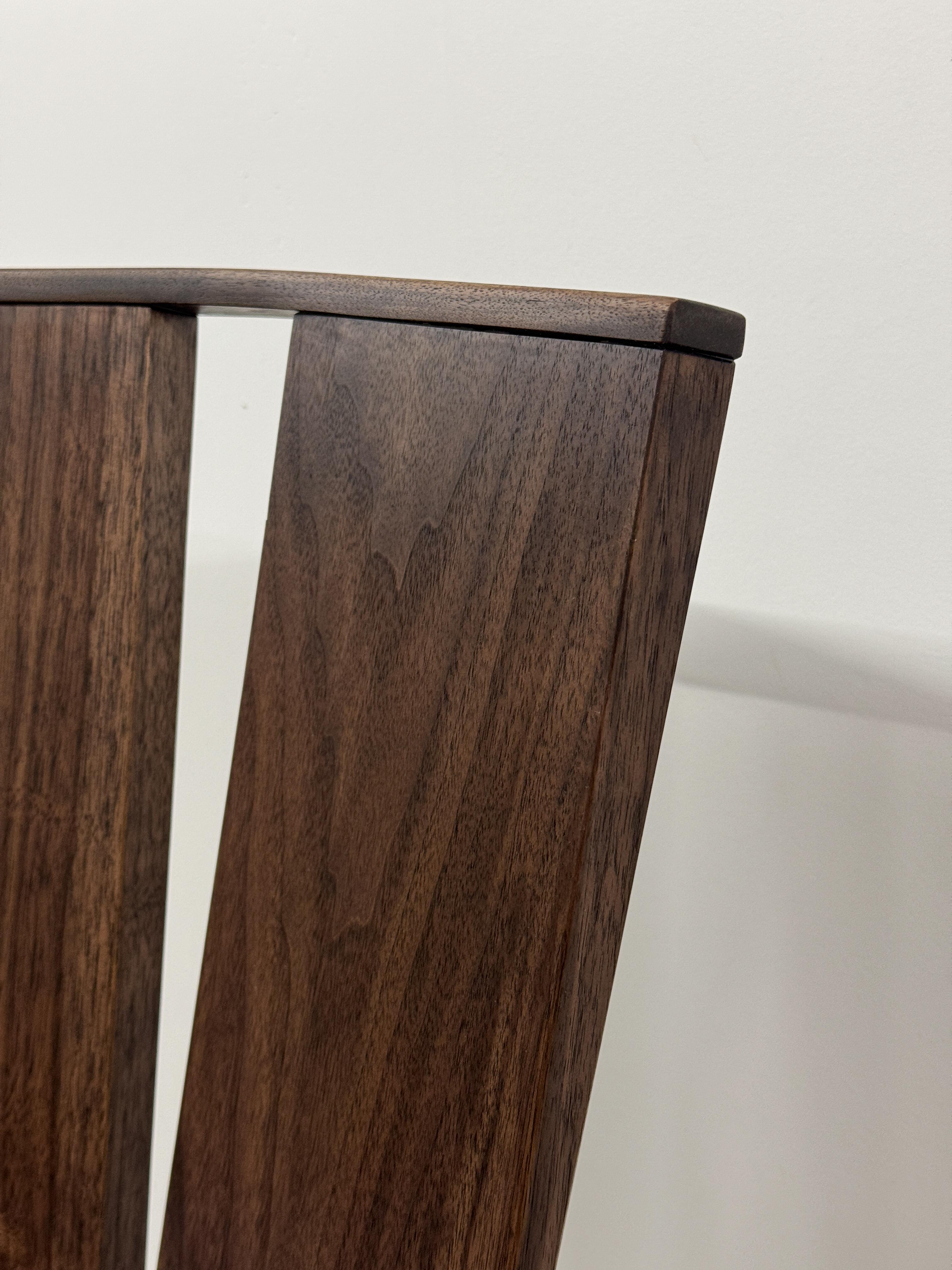 HEWN Modern Dining Chair, Sculptural Slab Side Chair, Accent Chair, Vanity Chair For Sale 2