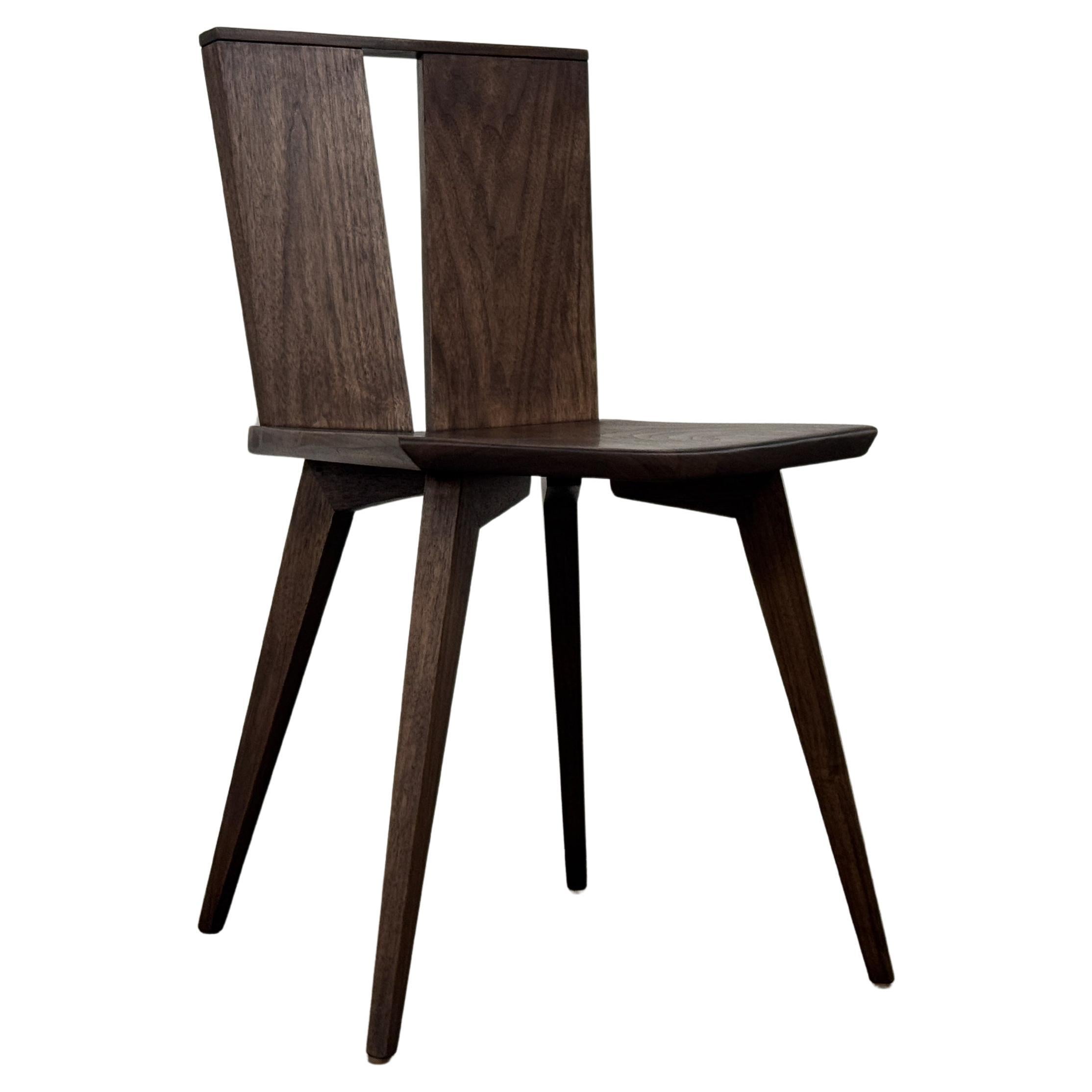 HEWN Modern Dining Chair, Sculptural Slab Side Chair, Accent Chair, Vanity Chair