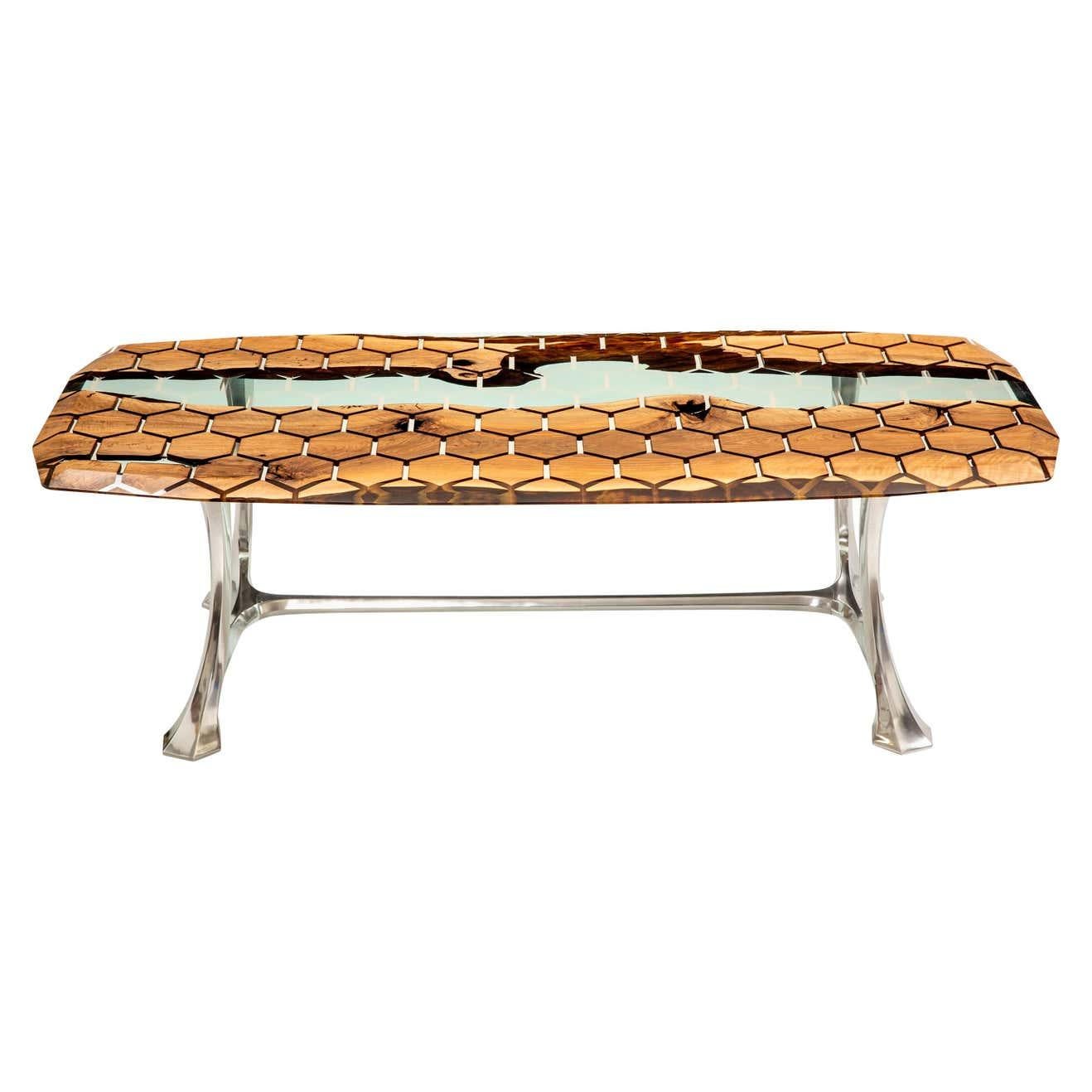 SALE ! Honeycomb Epoxy Resin Table - Ready to Ship!  For Sale 1