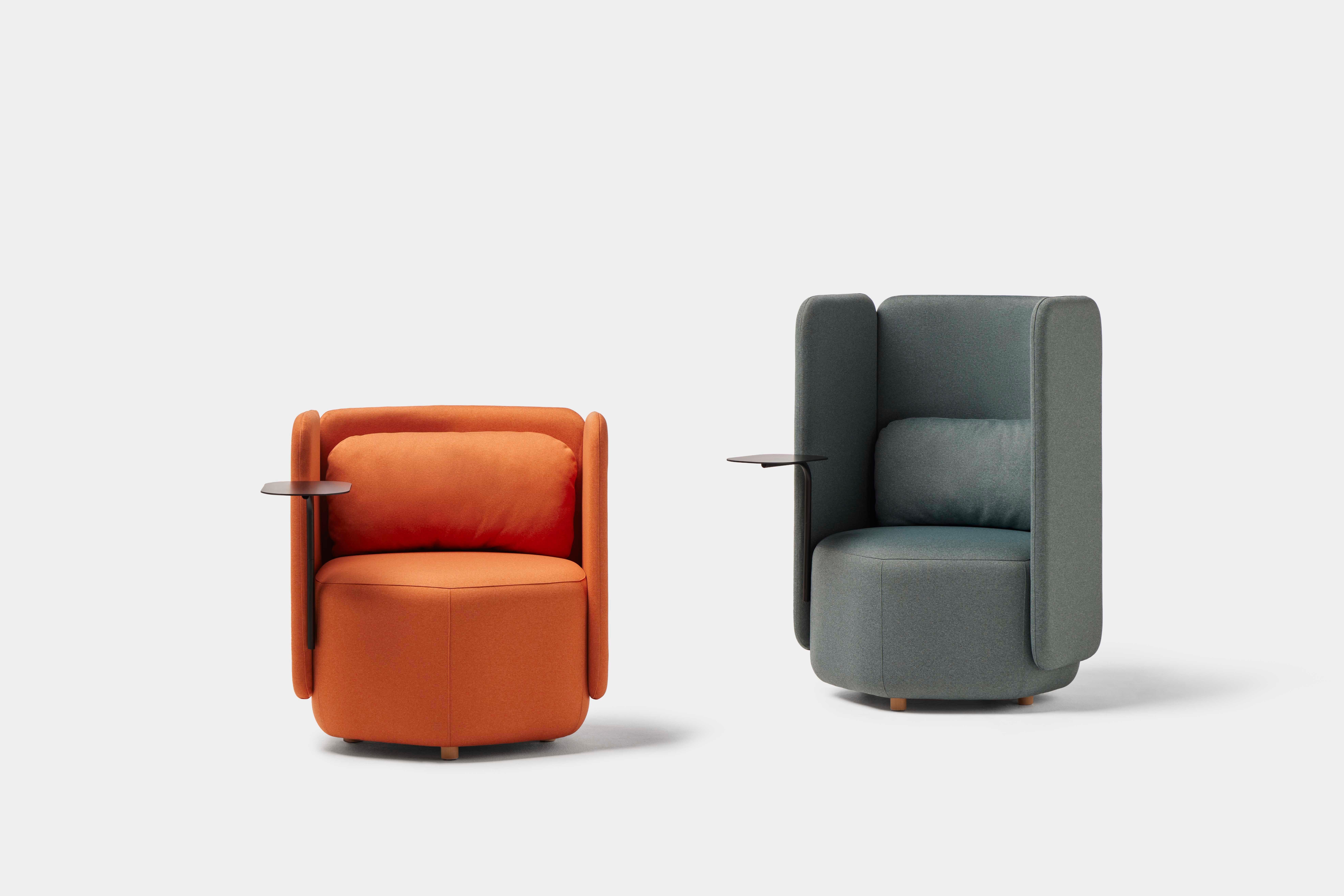 Hex Armchair Low Panels with Side Table by Pepe Albargues In New Condition For Sale In Geneve, CH