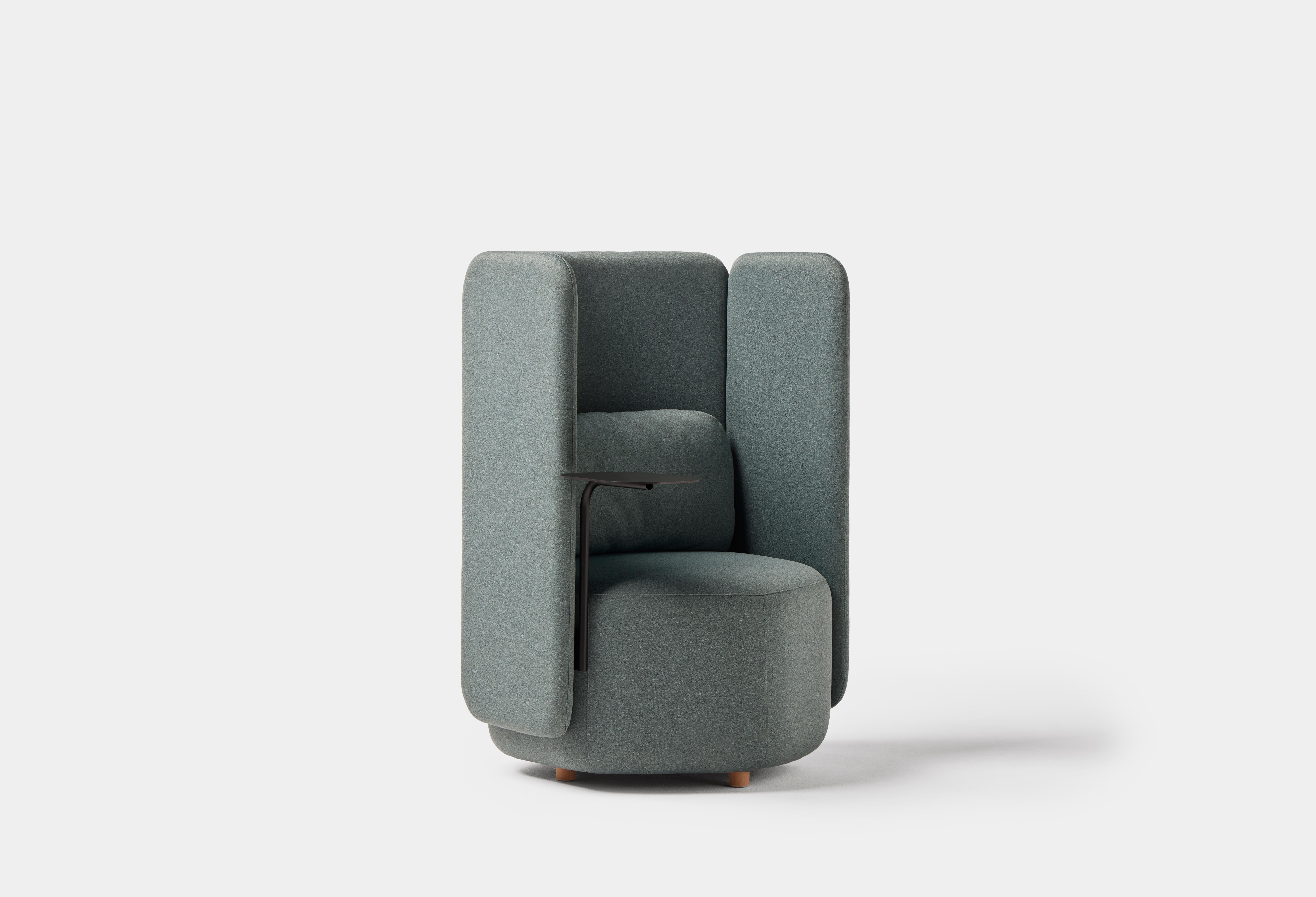 Post-Modern HEX Armchair with Side Table by Pepe Albargues